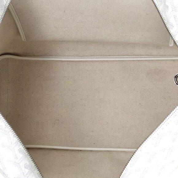 Goyard Artois Tote Coated Canvas MM White - Picture 5 of 6